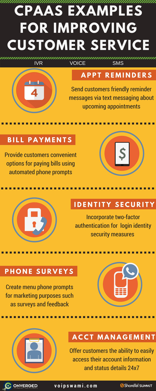 CPaaS Customer Service Examples Infographic CPaaS Customer Service Examples Infographic