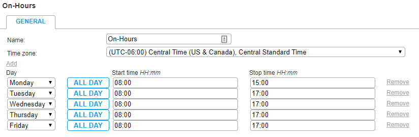 on hours call scheduling on hours call scheduling