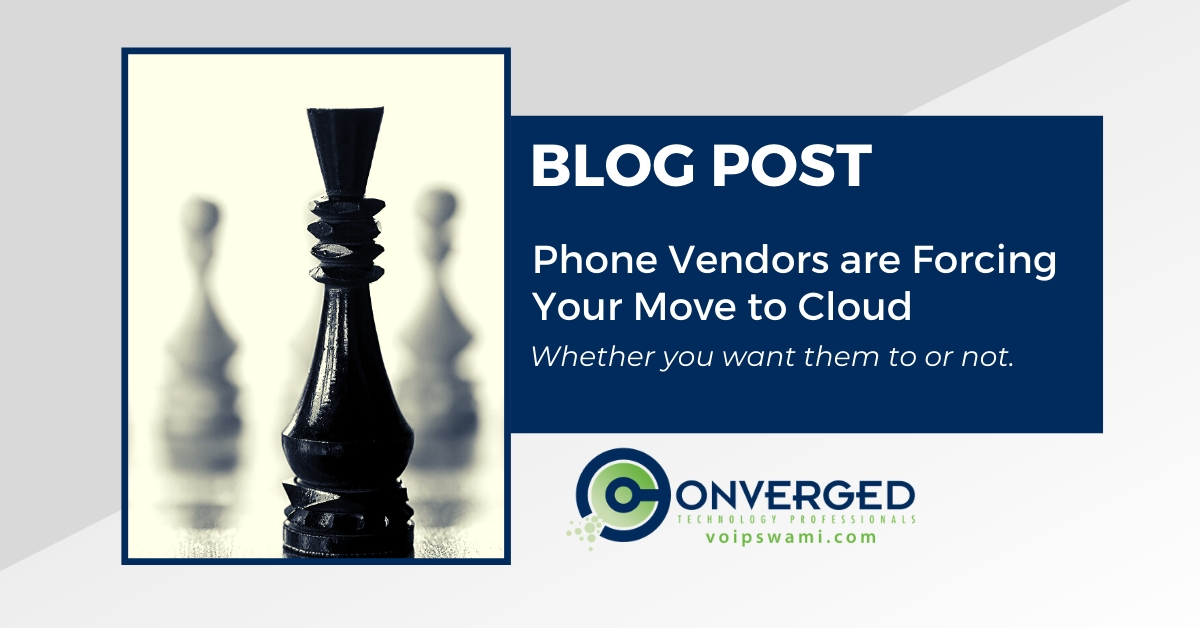 phone vendors forcing move to cloud