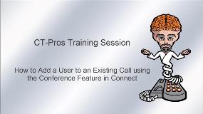 Add user to an existing call using Mitel&#39;s Connect Client