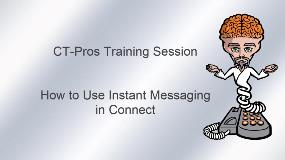 How to use Instant Messaging in Connect Client