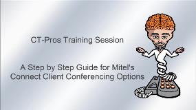 How to Use Mitel&#39;s Connect Client Conferencing Options