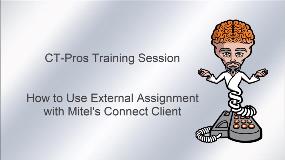 How to Use Mitel External Assignment in Connect